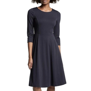 🐢Boden Elegant Black Midi Dress size 6R GUC